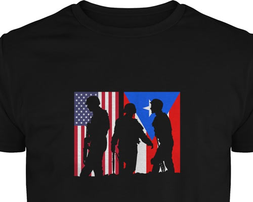 puerto rico veteran tshirt