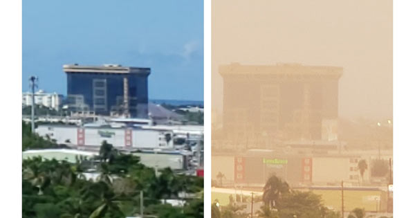 puerto rico dust storm sahara