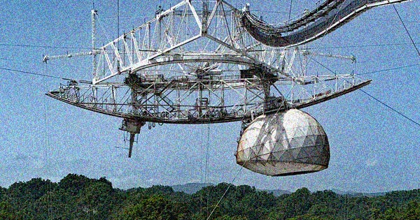 arecibo radiotelescope snapping breaks