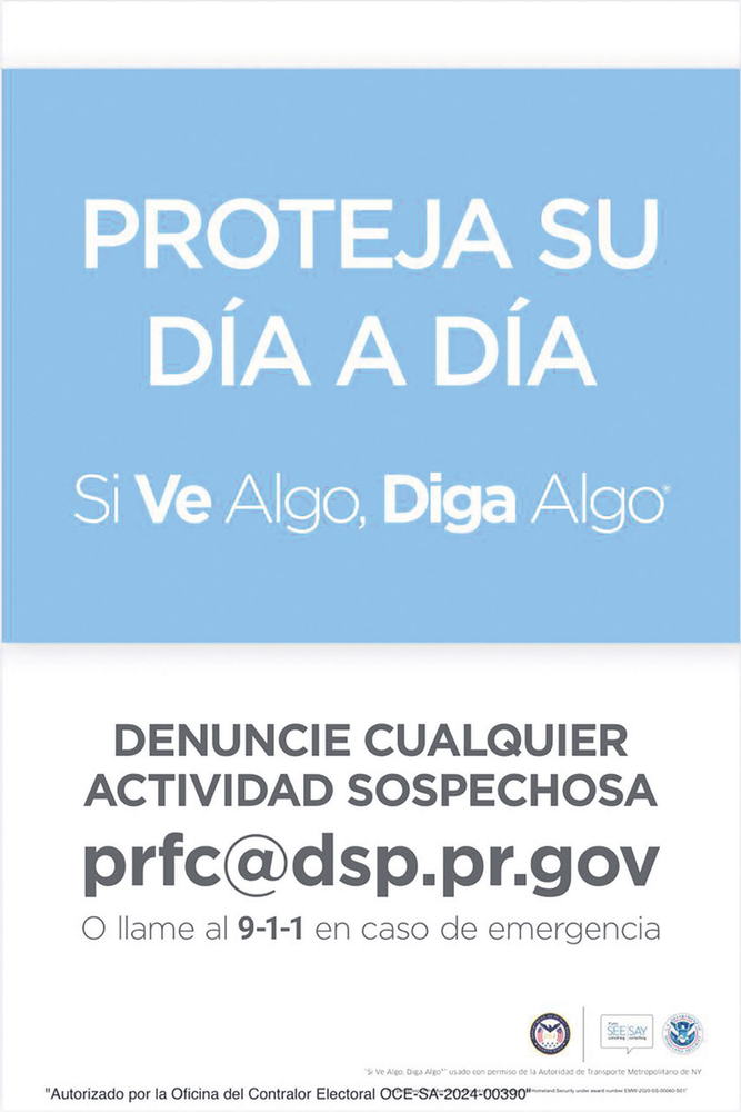 DSP se une a la campaña Si observa algo, comente algo