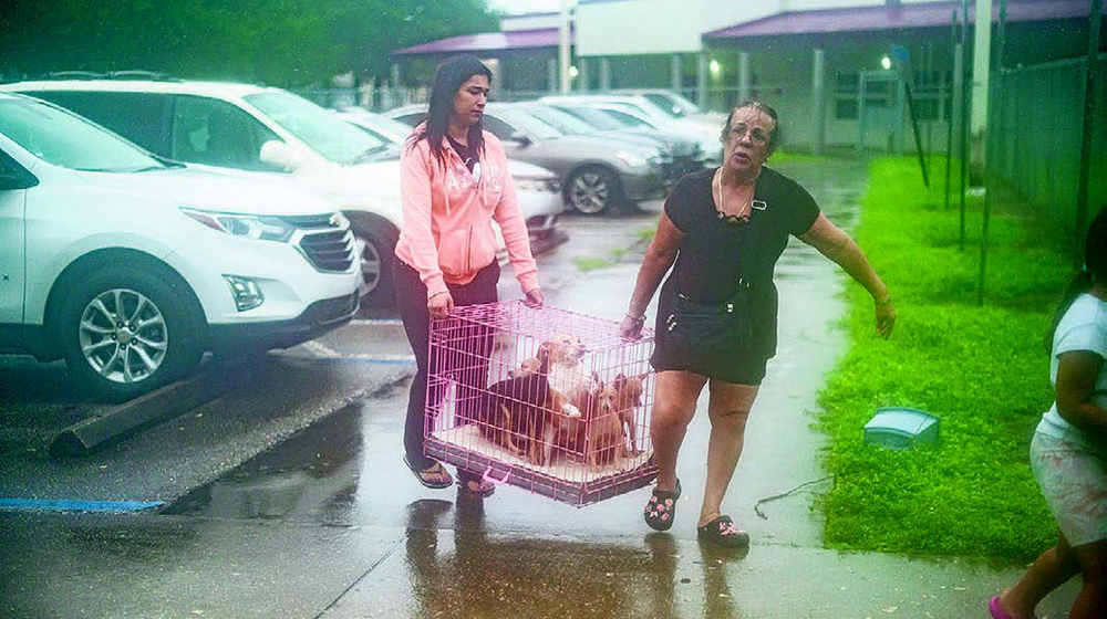 Edge of monstrous storm crashes into heavily populated shoreline