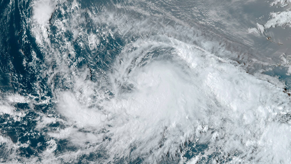 Tropical Storm Kirk develops close to the Cape Verde Islands