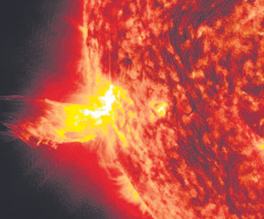 US issues alert for solar storm following significant eruption from the sun