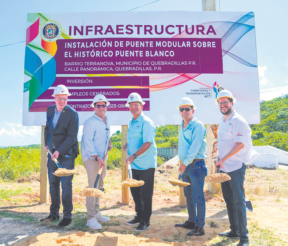 Gobernador lleva a cabo la ceremonia de la primera piedra para la rehabilitación del Puente Blanco en Quebradillas con una inversión de 3.2 millones de dólares.