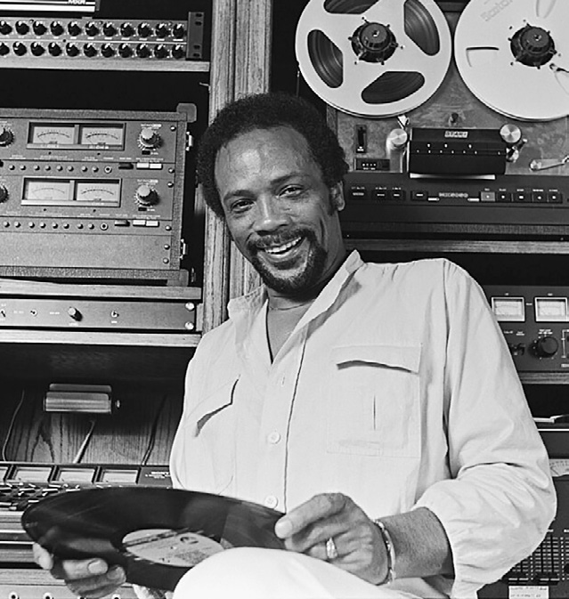 Quincy Jones, the master of the recording studio