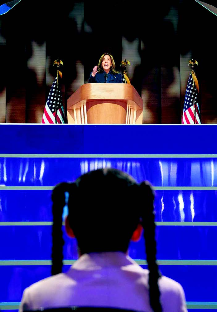 Trump and Harris present contrasting perspectives on the economy.