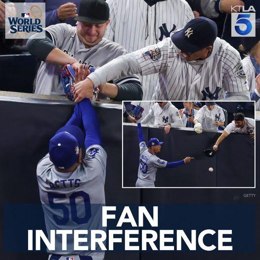 Two supporters in the Bronx took control of the game themselves. Physically.