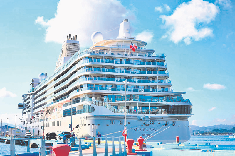 Two recently introduced cruise ships dock at the Port of San Juan, bringing an economic benefit of $2.2 million.